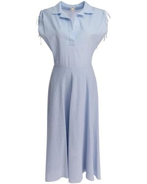 Ines De La Fressange Paris Cotton Dress - Blue