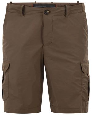 Rrd Stretch Technical Cargo Bermuda Shorts - Green