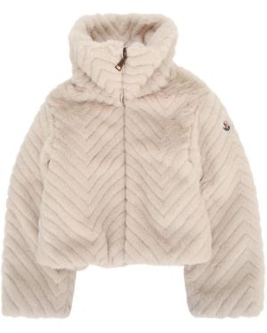 Moncler Eira Jacket For Kids - Natural