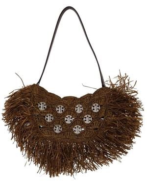 Rabanne Shoulder Bag - Brown