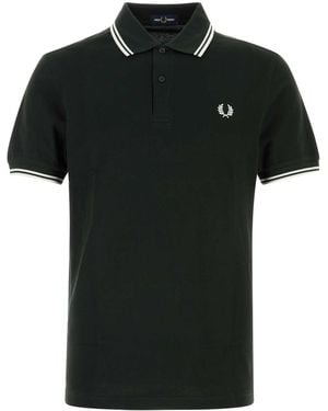 Fred Perry Fp Twin Tipped Shirt - Black