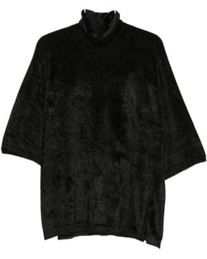Semicouture Genesis Turtle-Neck Jumper - Black