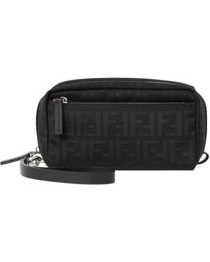 Fendi Beauty Mini Ff Pouch - Black