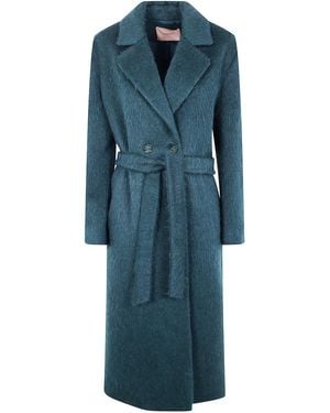 Twinset Classic Coat - Blue