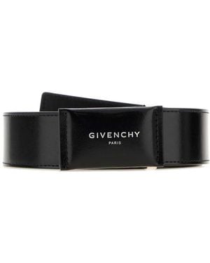 Givenchy Leather Antigona Plaque Belt 40Mm - White