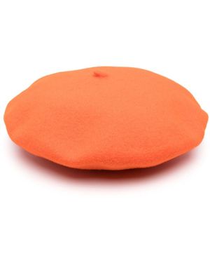 Borsalino Wool Basque Hat - Orange