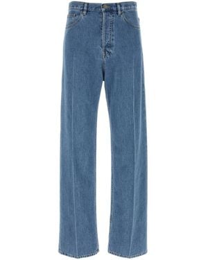 Valentino Straight-Leg Denim Jeans - Blue