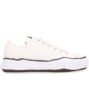 Maison Mihara Yasuhiro Peterson Canvas Low-Top Sneakers - White
