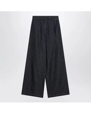 Dries Van Noten Dark Wideleg Jeans - Blue