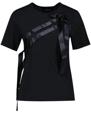 Simone Rocha Bow Sash Easy T-Shirt - Black