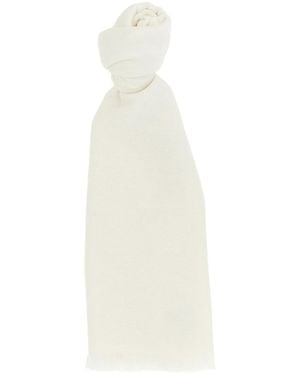 Brunello Cucinelli 'Diamante' Scarf - White