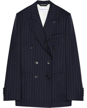 Givenchy Double Breasted Jacket With Pockets - Blue