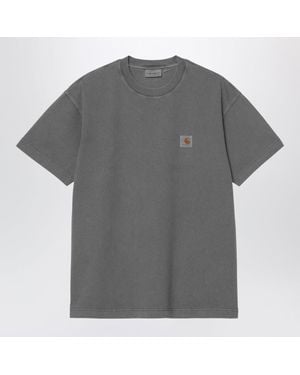 Carhartt Vista Logo-Chest T-Shirt - Gray