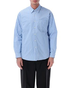 Prada Re-Nylon Relaxed Shirt - Blue