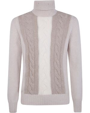 Gran Sasso Turtle Neck "Gransasso Ciclista" Sweater - Multicolor