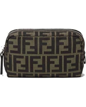 Fendi Micro Ff Mini Pouch - Grey