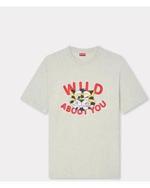 KENZO Wild Tiger' Cotton T-Shirt - White