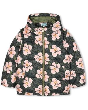 KENZO Down Jacket With Removable Sleeves - Grey