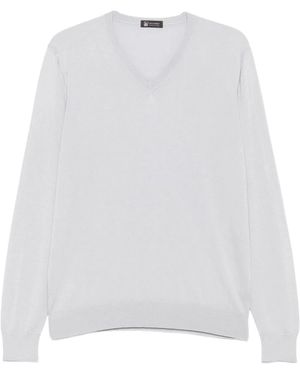 Colombo 11298 Cashmere Silk Jumper - White