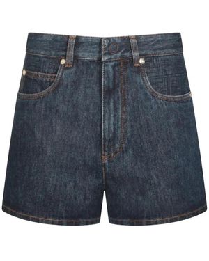 Fendi Denim Shorts - Blue