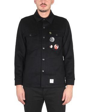 Department 5 Jacket With Pins - Black