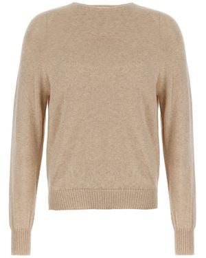 Ma'ry'ya Cashmere Cotton Sweater - Natural