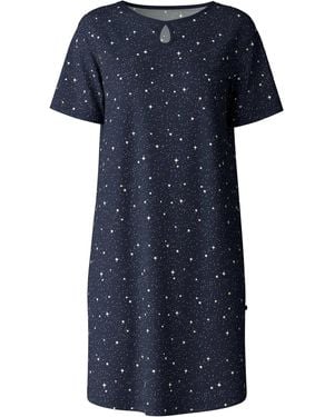 CALIDA Cotton Sleepshirt Pajamas - Blue
