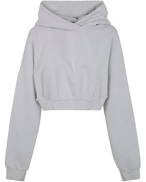 Entire studios Cropped Heavy Hood - Grey