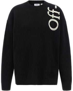 Off-White c/o Virgil Abloh 'Vertical Bookish' Jumper - Blue