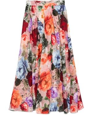 Alice + Olivia Nilda Maxi Skirt - Red