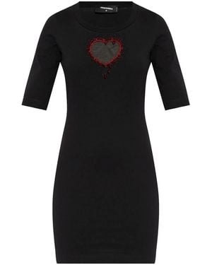 DSquared² Cotton Stretch Suit - Black
