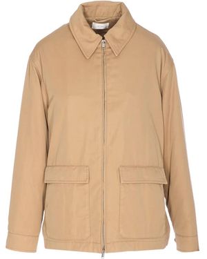 The Row Aurelius Zip Jacket - Natural