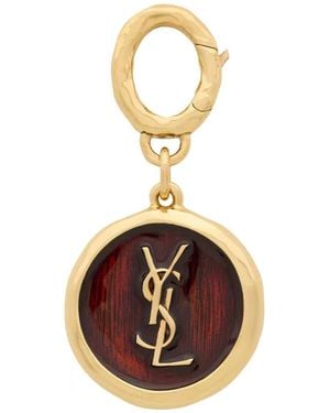 Saint Laurent Cassandre Charm - Metallic