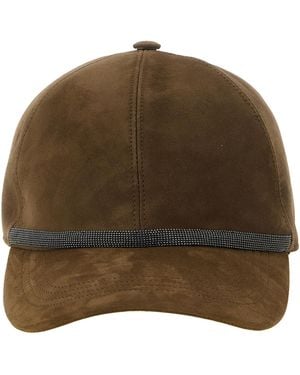 Brunello Cucinelli 'Baseball' Cap - Brown