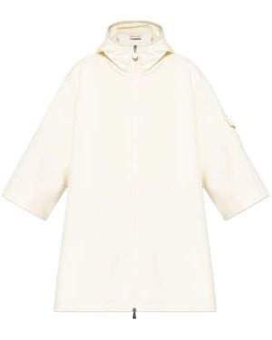 Moncler Polyamide Cape - White