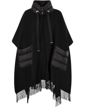 Herno Poncho Resort - Black