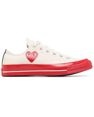 COMME DES GARÇONS PLAY Chuck Taylor Low-Top Trainers - Red