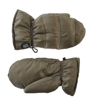 Bacon Mittens With Logo - Gray