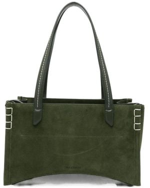 JW Anderson Loafer Leather Cabas Bag - Green