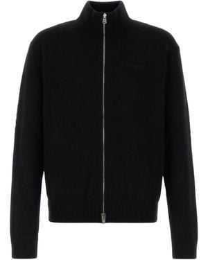 Givenchy Wool-Blend Cardigan - Black