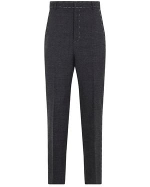 Moschino Wool Trousers - Blue