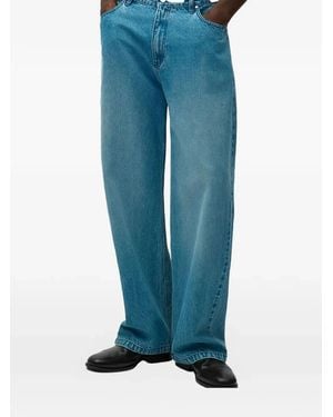 Arte' "Circle" Logo Pocket Pants - Blue