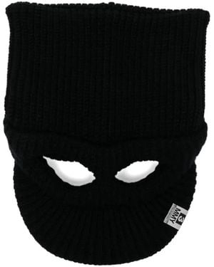 Maison Mihara Yasuhiro Knit Cat Ears Cap - Black