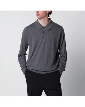 John Smedley Finchley Polo in Gray for Men | Lyst