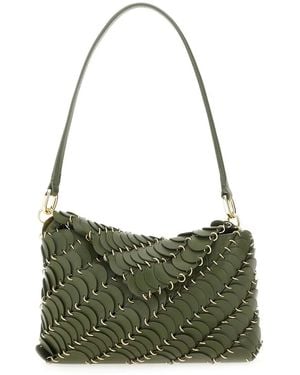 Rabanne Paco Leather Bag - Green