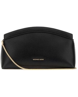 MICHAEL Michael Kors Michael By Michael Kors Sm Dome Chn Clutch Xbody - Black