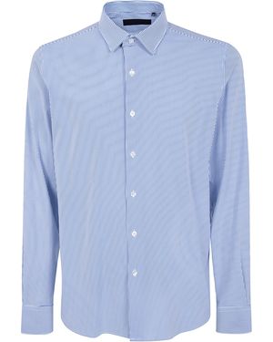 Rrd "Oxford" Jacquard Stripe One Shirt - Blue