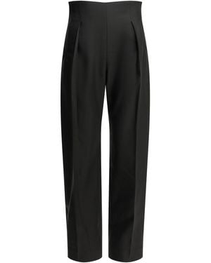 KHAITE "Somera" Tailored Pants - Black