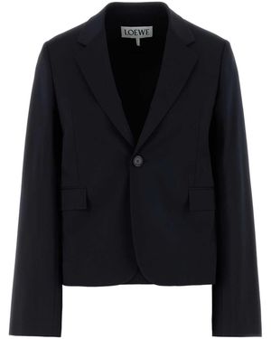 Loewe Midnight Wool Blazer - Black