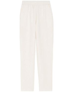 Ami Paris Elasticated Waist Trousers - White